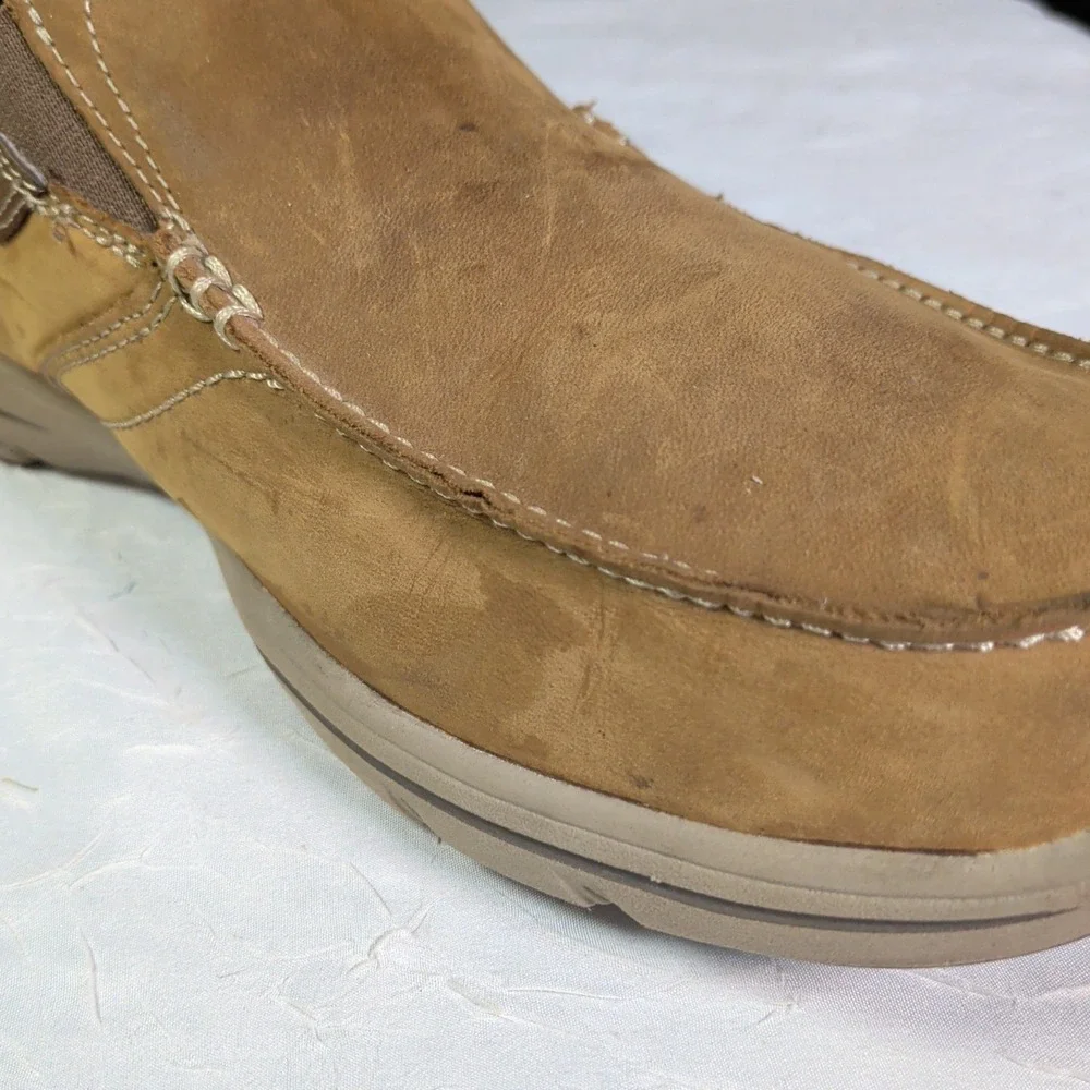 Skechers Relaxed Fit Harper Forde Shoes Mens Size 9 Loafers Brown Slip On